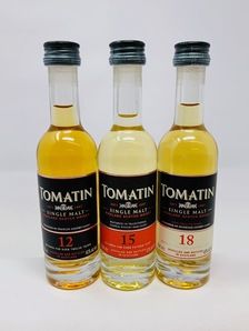 TOMATIN SINGLE MALT MINIATURES 