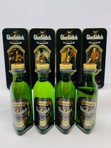 GLENFIDDICH PURE MALT CLAN TINS MINIATURES GLENFIDDICH PURE MALT CLAN TINS MINIATURES