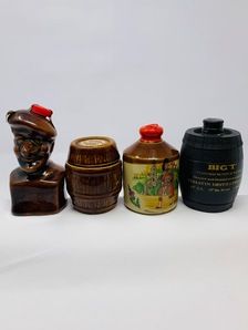 4 X WHISKY MINIATURES 4 X WHISKY MINIATURES