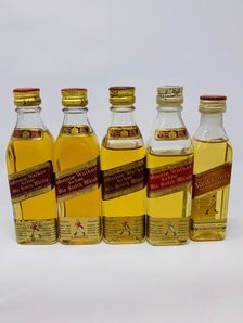 JOHNNIE WALKER RED LABEL MINIATURES JOHNNIE WALKER RED LABEL MINIATURES