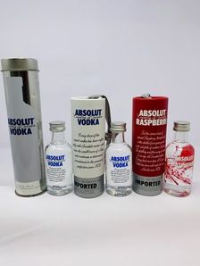 ABSOLUT VODKA MINIATURES WITH TUBES ABSOLUT VODKA MINIATURES WITH TUBES