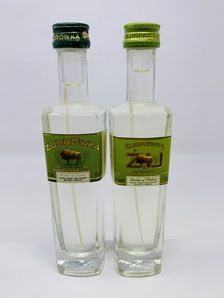 ZUBROWKA BISON GRASS VODKA MINIATURES