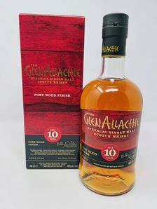 GLENALLACHIE 10 YEAR OLD PORT WOOD