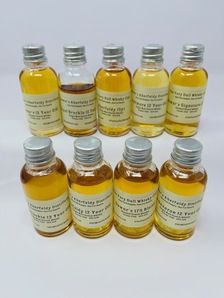 9 X WHISKY SAMPLE MINIATURES 9 X WHISKY SAMPLE MINIATURES