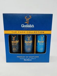 GLENFIDDICH CASK COLLECTION MINIATURE SET GLENFIDDICH CASK COLLECTION MINIATURE SET