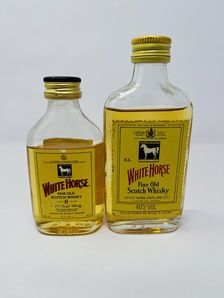 WHITE HORSE SCOTCH WHISKY MINIATURES WHITE HORSE SCOTCH WHISKY MINIATURES