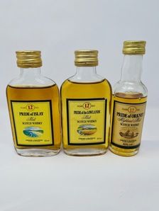 PRIDE OF WHISKY 12 YEAR OLD MINIATURES PRIDE OF WHISKY 12 YEAR OLD MINIATURES