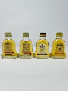 4 X BELLS WHISKY MINIATURES 4 X BELLS WHISKY MINIATURES