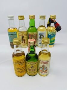 8 X WHISKY MINIATURES 8 X WHISKY MINIATURES