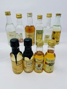 10 x RUM MINIATURES 10 x RUM MINIATURES