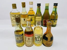 10 x BRANDY MINIATURES