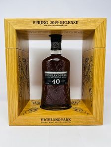 HIGHLAND PARK 40 YEAR OLD SPRING 2019 RELEASE HIGHLAND PARK 40 YEAR OLD SPRING 2019 RELEASE