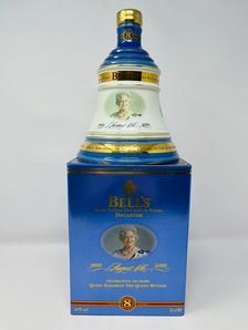 BELLS DECANTER "CELEBRATING THE 100TH BIRTHDAY QUEEN ELIZABETH THE QUEEN MOTHER"