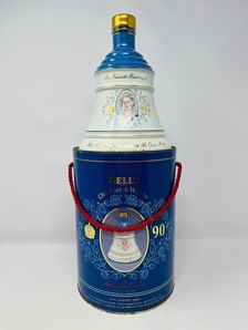BELLS DECANTER "CELEBRATING THE QUEEN MOTHERS 90TH BIRTHDAY"