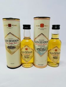 GLEN DEVERON 10 & 12 YEAR OLD MINIATURES GLEN DEVERON 10 & 12 YEAR OLD MINIATURES