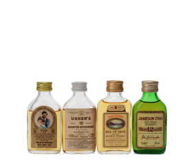 4 X WHISKY MINIATURES 4 X WHISKY MINIATURES