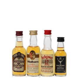 4 X 12 YEAR OLD WHISKY MINIATURES 4 X 12 YEAR OLD WHISKY MINIATURES