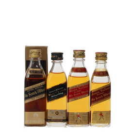 JOHNNIE WALKER WHISKY MINIATURES JOHNNIE WALKER WHISKY MINIATURES