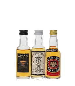 3 X 8 YEAR OLD WHISKY MINIATURES 3 X 8 YEAR OLD WHISKY MINIATURES