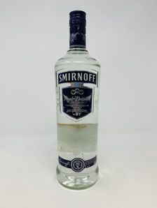 SMIRNOFF BLUE TRIPLE DISTILLED EXPORT STRENGTH 50% SMIRNOFF BLUE TRIPLE DISTILLED EXPORT STRENGTH 50%