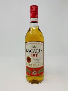 1970'S/80's BACARDI 151 PUERTO RICAN RUM 1970'S/80's BACARDI 151 PUERTO RICAN RUM