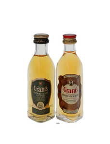 GRANTS WHISKY MINIATURES 
