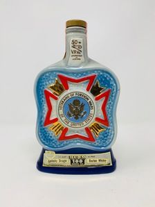 JIM BEAM 100 MONTH OLD V.F.W 1971 DECANTER JIM BEAM 100 MONTH OLD V.F.W 1971 DECANTER