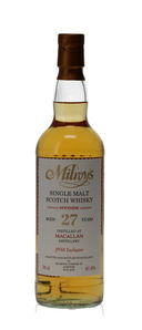 MACALLAN 27 YEAR OLD MILROYS - JPHA EXCLUSIVE MACALLAN 27 YEAR OLD MILROYS - JPHA EXCLUSIVE