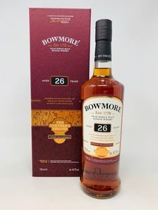 BOWMORE 26 YEAR OLD VINTNERS TRILOGY FRENCH OAK BARRIQUE BOWMORE 26 YEAR OLD VINTNERS TRILOGY FRENCH OAK BARRIQUE