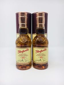 LOT 2084 - GLENFARCLAS 15 YEAR OLD 20CL X 2 (RESERVE PRICE £17.50) LOT 2084 - GLENFARCLAS 15 YEAR OLD 20CL X 2 (RESERVE PRICE £17.50)