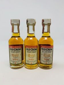 3 X OLD CROW MINIATURES 1960'S 3 X OLD CROW MINIATURES 1960'S