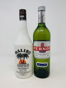 1 X Pernod 1 X Malibu White Rum