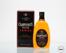 CRAWFORD'S 5 STAR 12 YEAR OLD 1980'S CRAWFORD'S 5 STAR 12 YEAR OLD 1980'S