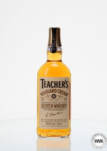 TEACHERS HIGHLAND CREAM SCOTCH WHISKY 1980'S TEACHERS HIGHLAND CREAM SCOTCH WHISKY 1980'S