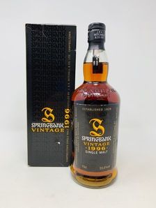 Springbank Vintage 1996 Oddbins Release
