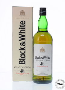 BLACK & WHITE WHISKY 1 LITRE (MALYASIA) BLACK & WHITE WHISKY 1 LITRE (MALYASIA)