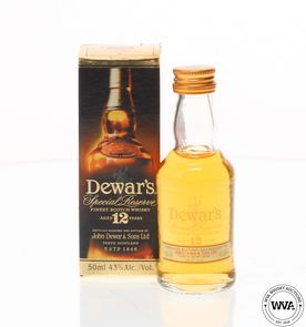 DEWARS 12 YEAR OLD MINIATURE DEWARS 12 YEAR OLD MINIATURE