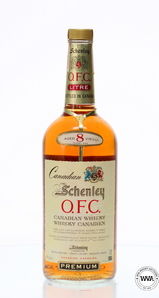 SCHENLY 8 YEAR OLD O.F.C CANADIAN WHISKY SCHENLY 8 YEAR OLD O.F.C CANADIAN WHISKY