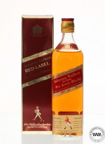 JOHNNIE WALKER RED LABEL 1980's JOHNNIE WALKER RED LABEL 1980's