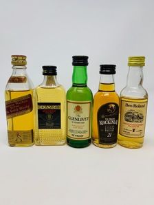 5 X ASSTD WHISKY MINIATURES 5 X ASSTD WHISKY MINIATURES