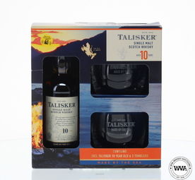 Talisker 10 20cl With Tumblers