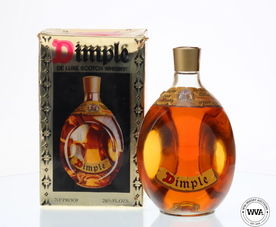 DIMPLE WHISKY 26 2/3 FL OZ 1970's