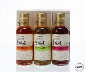 NIKKA SINGLE MALT MIYAGIKYO SET 3 X 18CL NIKKA SINGLE MALT MIYAGIKYO SET 3 X 18CL