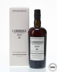 LONG POND CAMBRIDGE 12 YEAR OLD 2010 JAMAICA PURE SINGLE RUM LONG POND CAMBRIDGE 12 YEAR OLD 2010 JAMAICA PURE SINGLE RUM