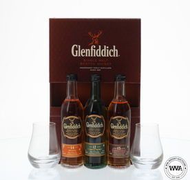 GLENFIDDICH FAMILY COLLECTION 10cl MINIATURE SET GLENFIDDICH FAMILY COLLECTION 10cl MINIATURE SET