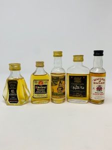 5 X ASSTD WHISKY MINIATURES 5 X ASSTD WHISKY MINIATURES