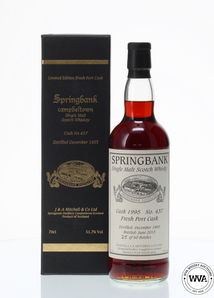Springbank 19 Single Cask Fresh Port 437 1995