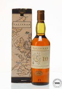 Talisker 10 Old Map Label 1990 S