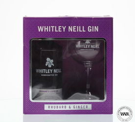 WHITLEY NEILL RHUBARB AND GINGER GIN GLASS