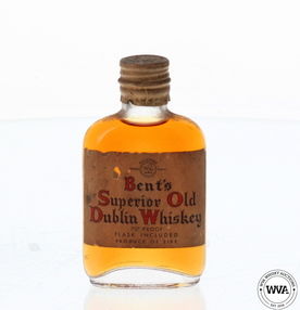 BENT'S SUPERIOR OLD DUBLIN WHISKEY MINIATURE BENT'S SUPERIOR OLD DUBLIN WHISKEY MINIATURE